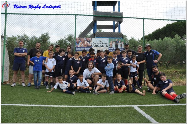 Minirugby Unione Rugby Ladispoli: festa di fine anno