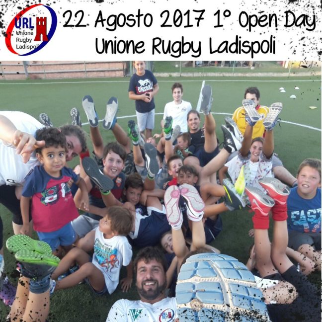 22 agosto - primo Open Day Unione Rugby Ladispoli 2017-18